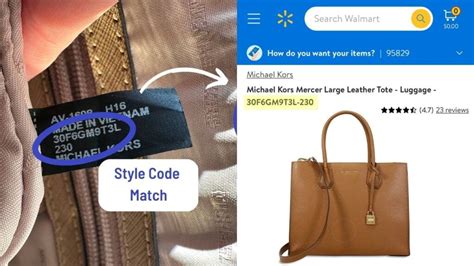 seriennummer michael kors handtasche|Michael Kors bag authentication check.